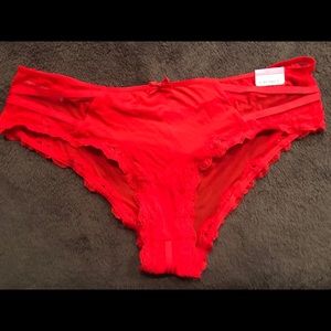 BNWY Cacique red sexy panties